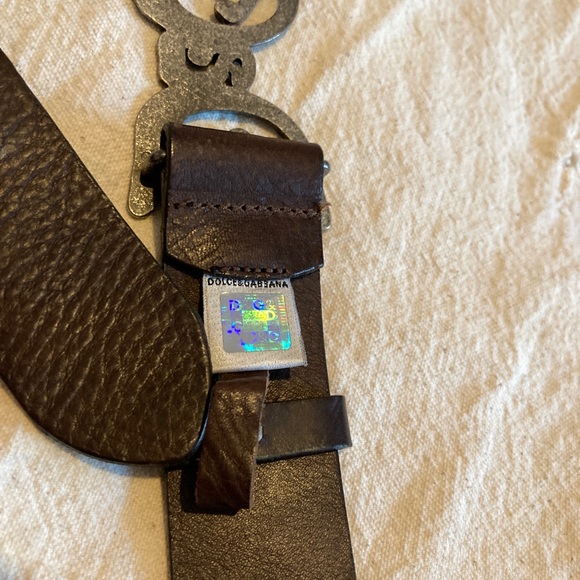 Dolce & Gabbana D&G Designer Logo belt boho hippy - Picture 7 of 16